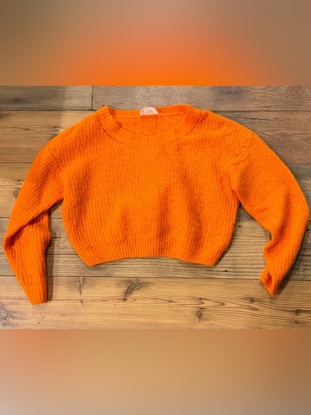 American Vintage orange sweater